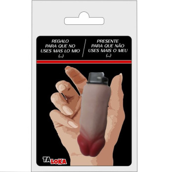 Taloka - Fantastic Lighter In The Shape Of A Flesh Color Penis /Es/Pt/En/