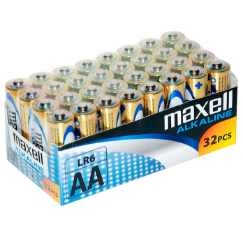 Maxell Battery Alcalina Aa Lr6 Pack*32 Uds