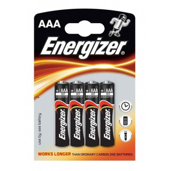 Energizer Alkaline Power Battery Aaa Lr03 *4