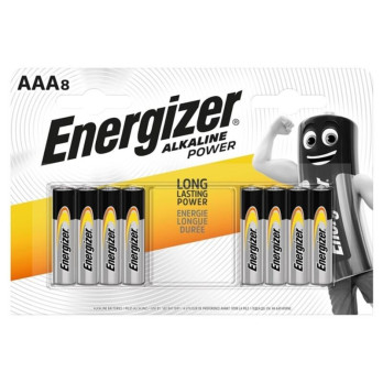 Energizer Alkaline Battery Power Aaa Lr03 8 Unit