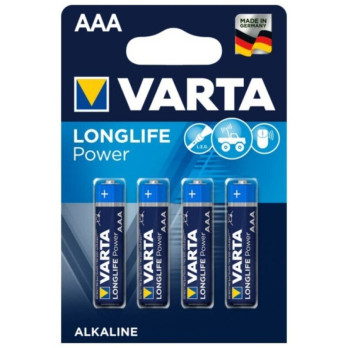 Varta Longlife Power Alkaline Battery Aaa Lr03 4 Unit