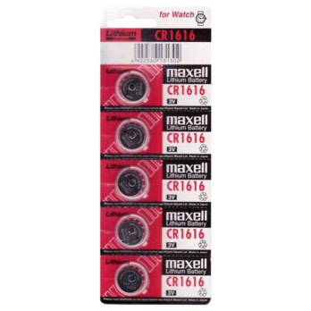 Maxell Battery Litio Cr1616 3V 5Uds