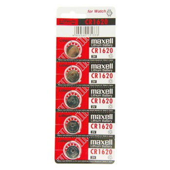 Maxell Battery Litio Cr1620 3V 5Uds