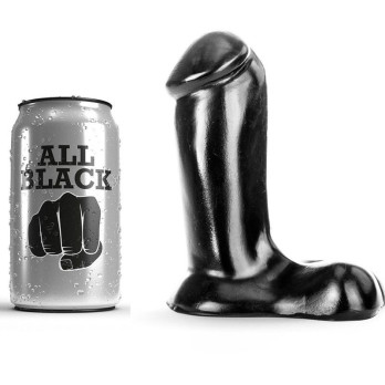 All Black - Dildo Realistic 14 Cm