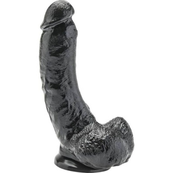 Get Real - Dildo 20,5 Cm With Balls Black