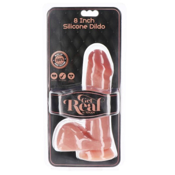 Get Real - Silicone Dildo 20,5 Cm W Balls Skin