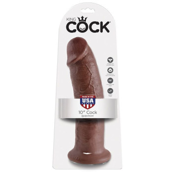 King Cock 10 Cock Brown 25.4 Cm